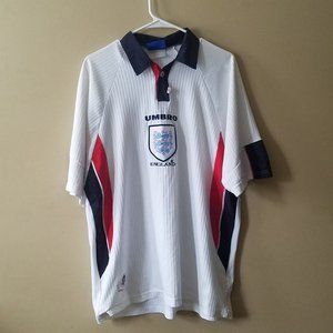 Vintage England 97-98 Soccer Jersey